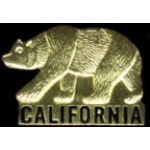 CALIFORNIA BEAR GOLD LOGO PIN